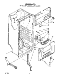 LINER, LIT/OPTIONAL Diagram and Parts List for ET14LCLWW00  Whirlpool Refrigerator