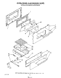 Part Location Diagram of 4157142 Whirlpool Panel, Door (Almond)