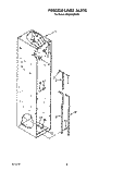 FREEZER LINER Diagram and Parts List for KSSS48DWX00  KitchenAid Refrigerator