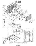 SECTION Diagram and Parts List for CAW10C1A1  Whirlpool Air Conditioner