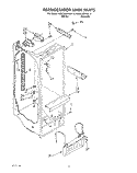 REFRIGERATOR LINER Diagram and Parts List for KSRC25DXAL10  KitchenAid Refrigerator