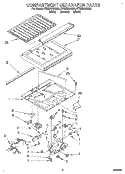 Part Location Diagram of 1115189 Whirlpool SEPARATOR, COMPARTMENT (TOP) (FRONT)
