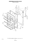 REFRIGERATOR DOOR , LIT/OPTIONAL Diagram and Parts List for ET20PKXTF00  Whirlpool Refrigerator