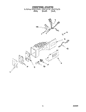 CONTROL Diagram and Parts List for GD25FFCHT01  Whirlpool Refrigerator