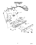 CONTROL, LIT/OPTIONAL Diagram and Parts List for 6ED20PKXAW00  Whirlpool Refrigerator