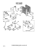 SECTION Diagram and Parts List for AD0402XS2  Whirlpool Dehumidifier