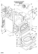 SECTION Diagram and Parts List for KEYE678BAL0  KitchenAid Dryer