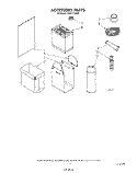 ACCESSORY Diagram and Parts List for KUCC150S0  KitchenAid Trash Compactor