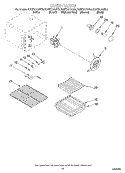 OVEN Diagram and Parts List for KGRT507GBL0  KitchenAid Range