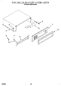 TOP GRILLE AND UNIT COVER Diagram and Parts List for KSSS48DAX03  KitchenAid Refrigerator