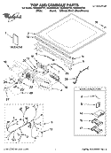 Part Location Diagram of W10111015 Whirlpool Harness, Main