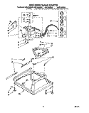 MACHINE BASE Diagram and Parts List for LSV7233BQ0  Whirlpool Washer