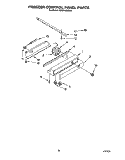 FREEZER CONTROL Diagram and Parts List for KSSS48DBX00  KitchenAid Refrigerator
