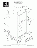 CABINET PARTS Diagram and Parts List for GARF19XXVK02  Whirlpool Refrigerator