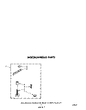 MISCELLANEOUS Diagram and Parts List for LA5400XMW2  Whirlpool Washer