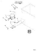 SECTION Diagram and Parts List for RH2299REW00  Roper Freezer