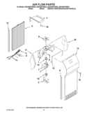 AIR FLOW PARTS Diagram and Parts List for KSCK25FVMS03  KitchenAid Refrigerator