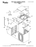 Part Location Diagram of W10454963 Whirlpool USE & CARE GUIDE