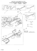 Part Location Diagram of 3187858 Whirlpool HARNS-WIRE
