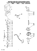 Part Location Diagram of 2317268 Whirlpool ICE-CONTNR