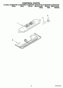 CONTROL PARTS Diagram and Parts List for GC3SHAXVA00  Whirlpool Refrigerator