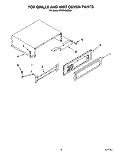 TOP GRILLE AND UNIT COVER Diagram and Parts List for KSSS48MBX01  KitchenAid Refrigerator
