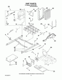 UNIT PARTS Diagram and Parts List for IS25CGXTD01  Inglis Refrigerator