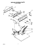 SECTION Diagram and Parts List for EL4030VL1  Roper Dryer