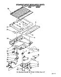 COMPARTMENT SEPARATOR Diagram and Parts List for RT18BMXXW00  Roper Refrigerator