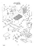 UNIT Diagram and Parts List for GD22SFXHS03  Whirlpool Refrigerator
