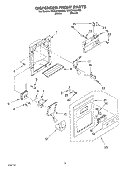 Part Location Diagram of 2255752T Whirlpool COVER-FRNT
