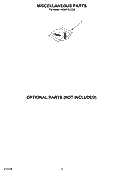 MISCELLANEOUS, OPTIONAL Diagram and Parts List for KIDS01EKSS0  KitchenAid Dishwasher