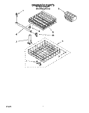 DISHRACK Diagram and Parts List for WU3006Y1  Roper Dishwasher