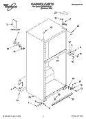 Part Location Diagram of 2302166 Whirlpool Energy Label