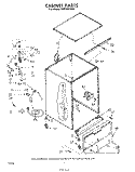 Part Location Diagram of 301585 Whirlpool Trim, Front