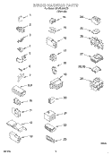 WIRING HARNESS Diagram and Parts List for 7MLSR7533JT0  Whirlpool Washer