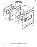 SECTION Diagram and Parts List for RB260PXK0  Whirlpool Wall Oven