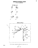 WIRING HARNESS Diagram and Parts List for LA7400XMW1  Whirlpool Washer