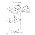 TOP AND CABINET, LIT/OPTIONAL Diagram and Parts List for LA5530XTF1  Whirlpool Washer