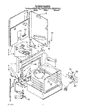 OVEN, LITERATURE Diagram and Parts List for KEDS207YWH2  KitchenAid Range