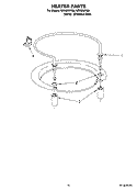 HEATER PARTS Diagram and Parts List for IUD8000RS8  Whirlpool Dishwasher