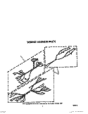 WIRING HARNESS Diagram and Parts List for RF366BXVN1  Whirlpool Range