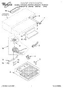 SECTION Diagram and Parts List for RH2736XDQ1  Whirlpool Range Hood