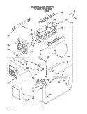 ICEMAKER Diagram and Parts List for 3XES2SHGKQ00  Whirlpool Refrigerator