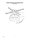 LOWER WASHARM AND STRAINER Diagram and Parts List for KUDA22ST1  KitchenAid Dishwasher