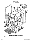 OVEN, LIT/OPTIONAL Diagram and Parts List for SE950PEPW0  Whirlpool Range