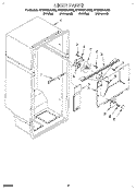 LINER Diagram and Parts List for ET18NMXAN02  Whirlpool Refrigerator