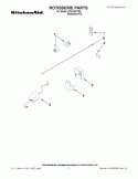 ROTISSERIE PARTS Diagram and Parts List for KFKU361TSS  KitchenAid Wall Oven