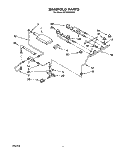 MANIFOLD Diagram and Parts List for SF395PEWN2  Whirlpool Range