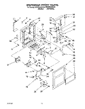 DISPENSER FRONT Diagram and Parts List for 8ED22DQXBN00  Whirlpool Refrigerator